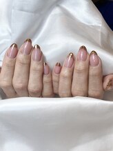 メルシィネイル(merci nail)/ミラーフレンチ