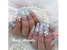 ラビィ 新宿店(Raviy)の雰囲気（季節感のあるブルーネイル♪担当SAYA）