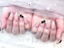 モカ 京橋(moca)/【Ayano】レオパードネイル