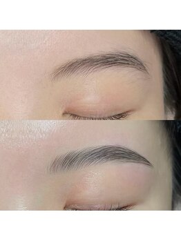 ヘイジュ 岐阜(heiju)の写真/完全お任せが得意。オーダーデザインで、顔立ちを引き立てる眉。