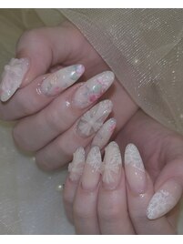 クロムネイル　フラワーネイル