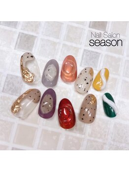 ネイルサロン シーズン(Nail Salon season)/定額★9、10月プチseason¥7150