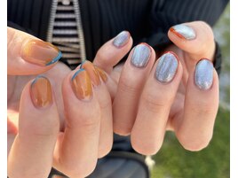 個性派夏ネイル