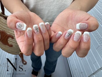 エヌエス ネイルアンドアイブロウ(Ns)/白フレンチ☆