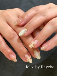 女子力高め☆レオパードnail♪