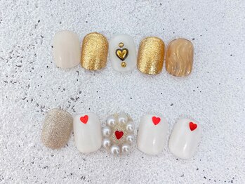 インミニネイルサロン 上野御徒町(INMENE)/ラブリーネイル¥6600