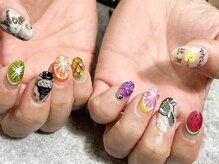 テラス(TERRACE)/手描きネイル