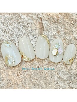 ネイルサロン クイル(QUILL)/1月White