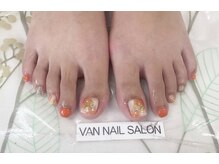 ヴァンネイルサロン 本厚木(VAN NAIL SALON)/フット持ち込みデザイン
