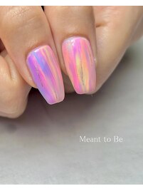 ネオンカラーニュアンスネイル