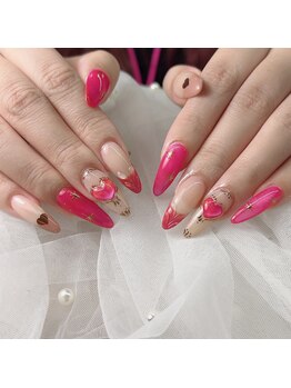 アートネイル ギャラリー(Art nail Gallery)/アンティークハート