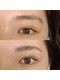 エイミー(Aime'e)の写真/理想の顔立ちを叶える！【眉×まつげ】デザインで魅力を最大限に引き出す♪