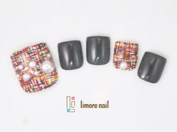 リモアネイル(limore nail)/【フット】ツイード☆