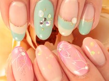 ネイルアンドアイラッシュ テラ 明石店(nail&eyelash Terra)/ケア付バイオ☆定額コース