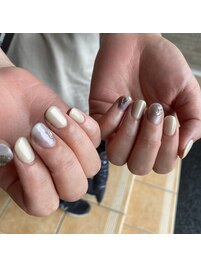 ニュアンスシンプルネイル