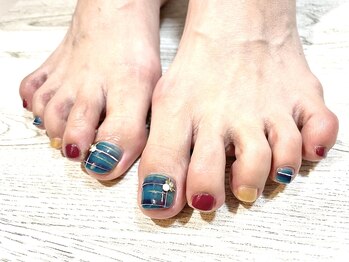 冬もフットネイル