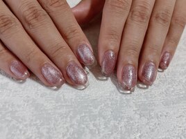 先端クリアフレンチネイル