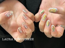 ローラポンポニー(Laura pomponnee)/art nail パラジェル/フィルイン