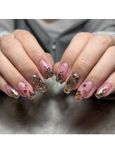 ミーコ(miico)/大粒ゴールドラメで冬感満載