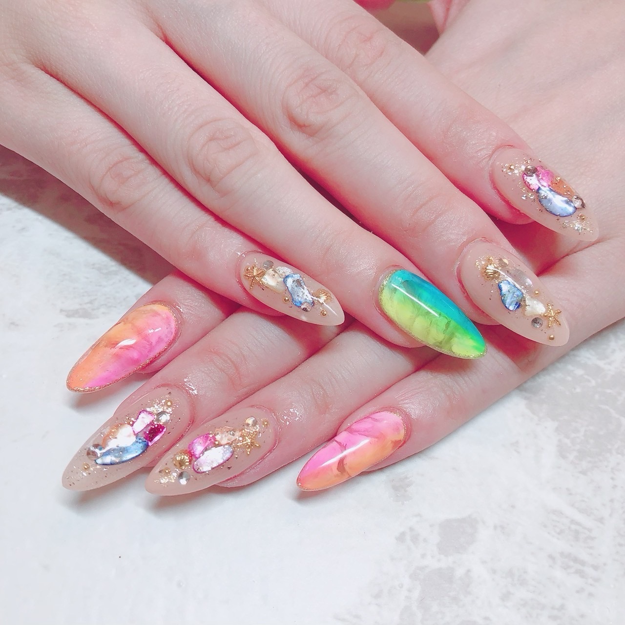 カイズプライベートネイルサロン(Kai's)/カラフルネイル