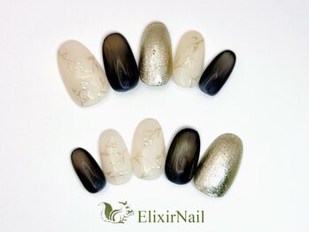 エリクサーネイル 心斎橋(Elixir Nail)/定額aシンプル/クーポン使用