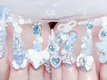 ケビ 池袋東口店(K.Bi)/水色きらきらネイル☆池袋東口