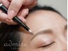 【眉毛WAX＋次世代眉毛パーマ（毛流れの癖を矯正）】カット/お仕上げメイク込