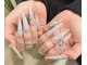 ディーエヌネイルサロン(d’n nailsalon)の写真/持ち込みオッケー，スーパーロングにとても可愛い♪指をスラッと綺麗に見せたい方オススメ★