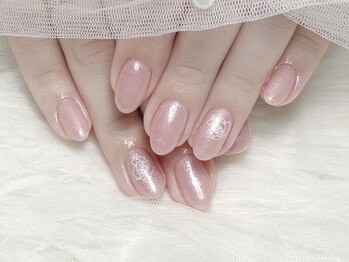 マハロネイル(Mahalo Nail)/シンプルラメワンカラー　¥6000