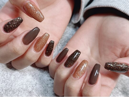 ◇カラー変更可◇モノトーンカラー ジェルネイル 手厚く 3色セット  