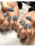 〈HAND〉キラキラ華やかに＊フラッシュネイル ¥5500