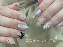 ココナッツネイル/夏ネイル