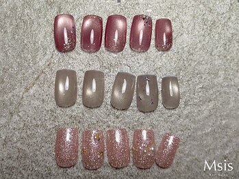 エムシス(Msis)の写真/丁寧なカウンセリングで初心者様も安心♪豊富なサンプル有《ニュアンス¥7700》で貴女の理想の指先へ*