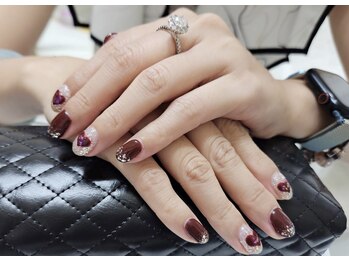 ビュービー ネイル(Beaubie Nail)/定額◆ハートボルドー