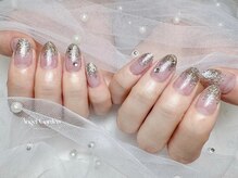 エンジェルガーデンネイル 池袋店(Angelgarden nail)/ゴールドラメグラ♪