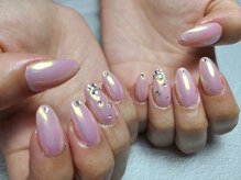 ビーベルネイル(B.Bell Nail)/ピンクオーロラネイル