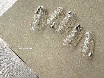 ブランロール 中目黒店(Blanl'or)/クリア×シルバーネイル