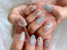 夏ニュアンスネイル パラジェル