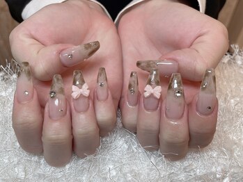レアネイル 新宿(le'a nail)/マーブルネイル
