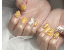 ひまわりネイル