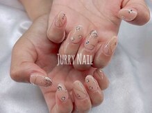 和風ネイル　シンプルデザイン