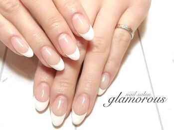 ネイルグラマラス 西新井店/《パラジェル》上品フレンチ