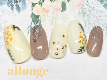 アロンジェ 甲府中央店/ミモザネイル☆