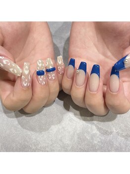 アリュール アンド エテルノ 宇都宮本店(Allure & ETERNO)/ちぐはぐネイル