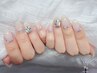 【ジェル】ワンホン/ニュアンス定額¥6000/ストーン付¥7000(パラジェル+¥500)