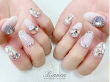 ビアンカ 銀座店(Bianca)/チェックリボンネイル