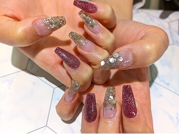 ネイルサロン グレイス(Grace)/【スカルプ】春夏秋冬デカホロ