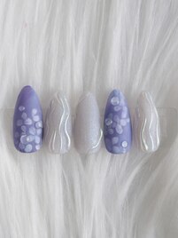 紫陽花ネイル