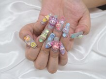 nailsalon amore 心斎橋店【長さだし/持ち込み/スカルプ/フィルイン/定額】/ラブブネイル18150円