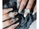 オンニネイル 名古屋栄店(Onnni Nail)の写真/周りと差がつく圧倒的ゴージャス感★存在感ある華やかロングスカルプ主役級の指先へ★